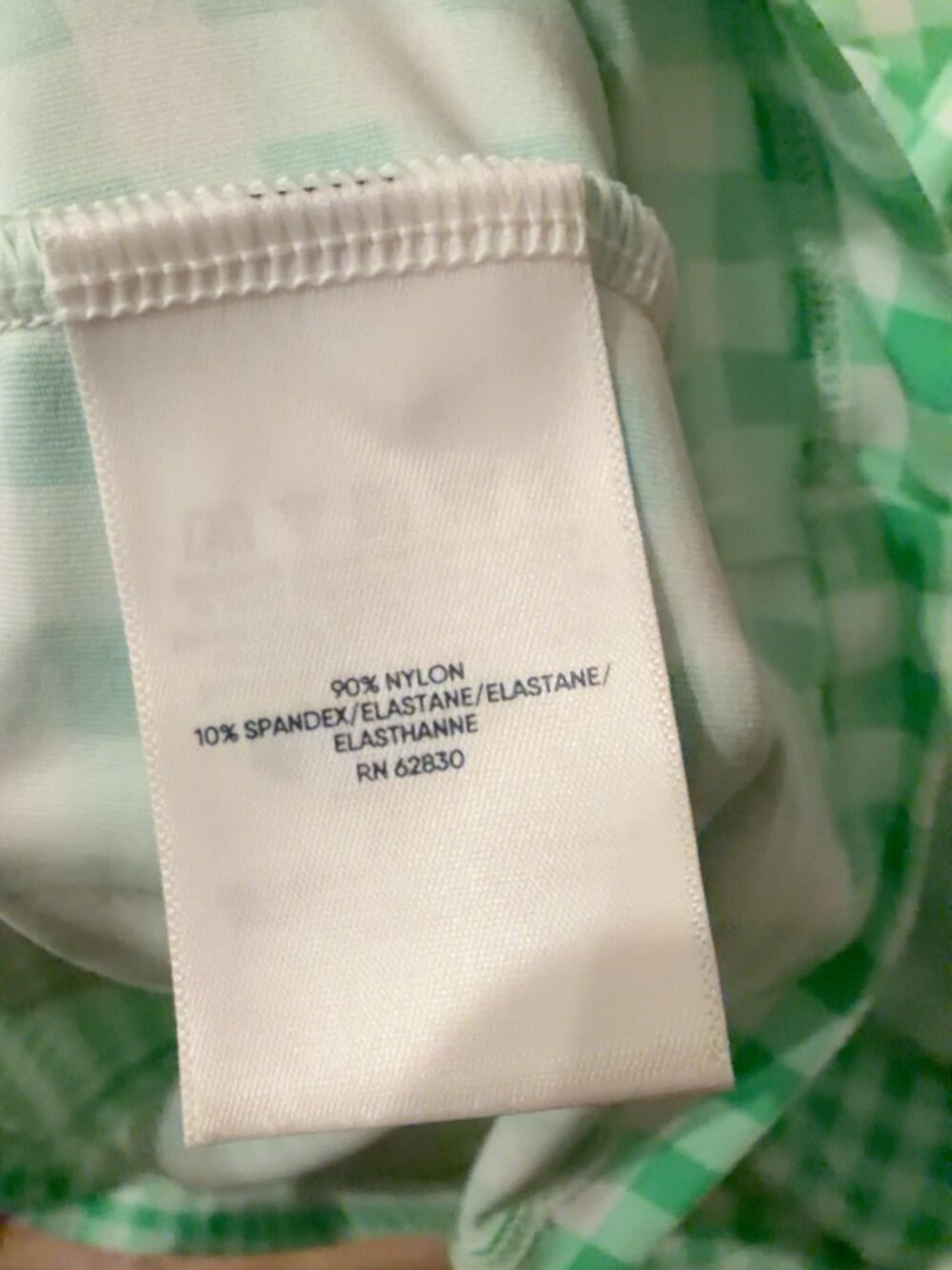Draper James x Lands’ End Gingham Hooded Rash Guard Jacket M - Picture 4 of 6